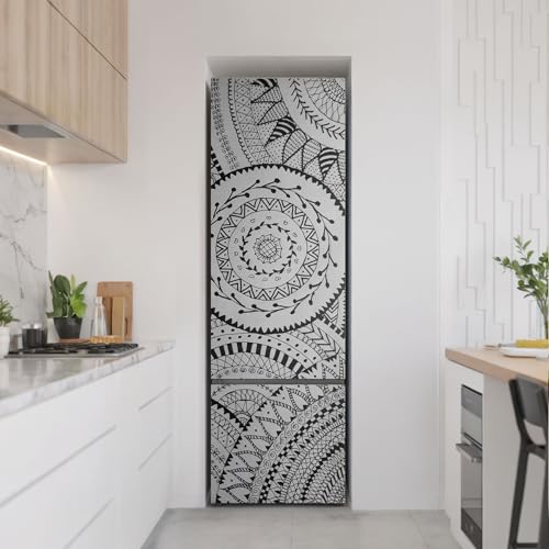 Décalcomanie auto-adhésif cuisine sticker frigo mandala