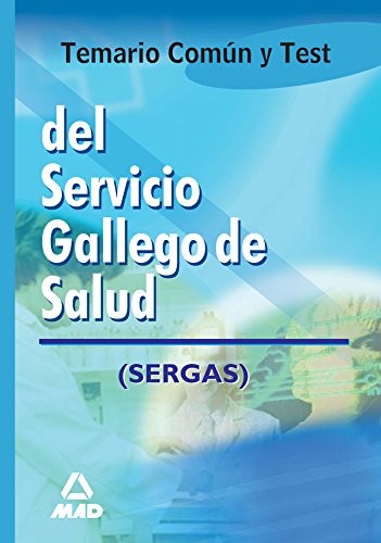 Portada de Servicio gallego de salud temario común y test