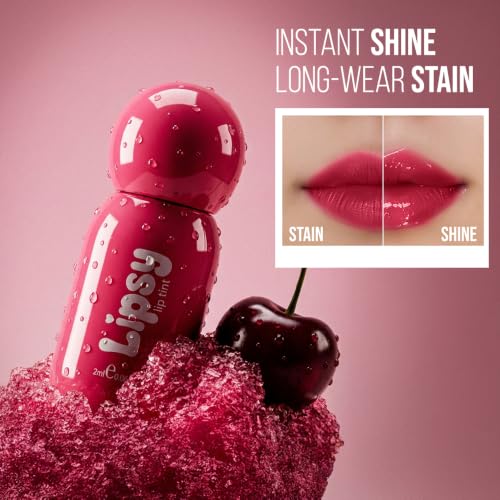 Image of Daily Life Forever52 Lipsy Lip Tint | Hydrating Glossy Lip Colour with Cherry Seed Oil, Meadowfoam Oil & Hyaluronic Acid | Buildable Pigment, Non-Sticky, Long-Lasting Lip Stain, Cherry Crush -01