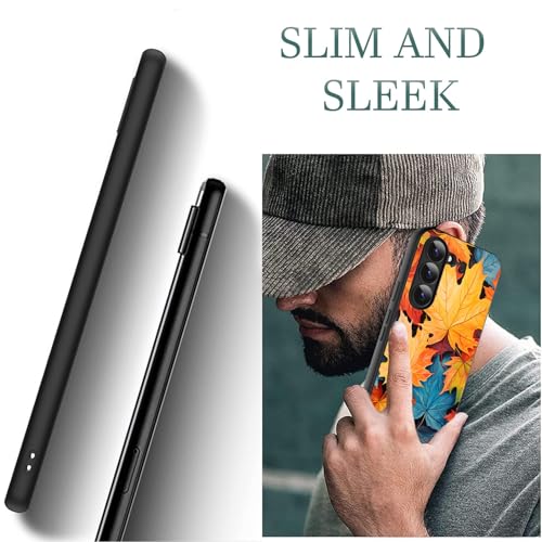 Coque Samsung S26 6,3 pouces silicone liquide fine feuille d'érable