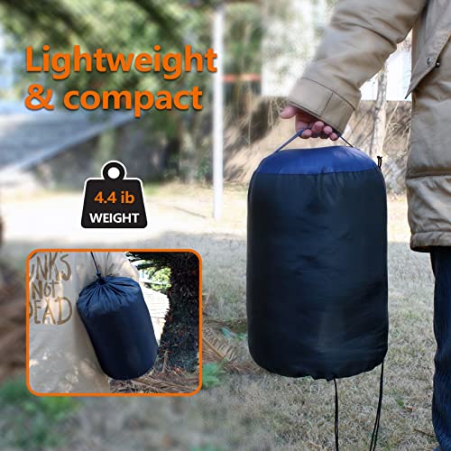 Sojoy bolsa de dormir calefactable para adulto con 4 zonas de calefacción y 3 niveles ajustables, ideal para camping, mochilero y senderismo en clima frío miniatura 6