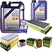 Produktbild Filter Set Inspektionspaket 6 Liter Liqui Moly Motoröl Leichtlauf High Tech 5W-40 MANN-FILTER Innenraumfilter Kraftstofffilter Luftfilter Ölfilter