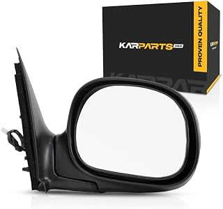 For Ford F-150 1998 1999 2000 2001 Door Mirror Passenger Side | Regular/Super Cab | Power | Non-Heated | Chrome | For F85Z17682FAA | F7TZ17D742AB | FO1321138