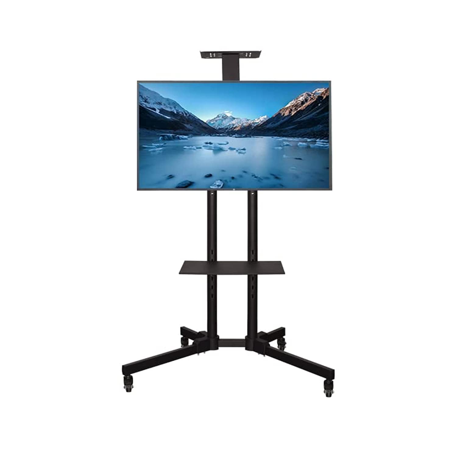 Gadget Wagon TV Stand with Wheels for 32-70 Inch TV Display Stand Rolling TV Cart Trolley Mobile Movable TV Bracket (B0B211X12W) Amazon Price History, Amazon Price Tracker