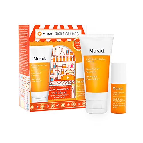 Murad - Glow Anywhere with Murad, 2-piece Holiday Gift Set with Essential C Cleanser and Glycolic Brightening Serum ($38 Value)