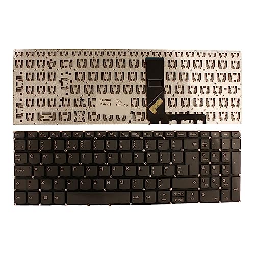 Clavier PC portable Lenovo IdeaPad 720S-15IKB Power4Laptops AZERTY gris de remplacement