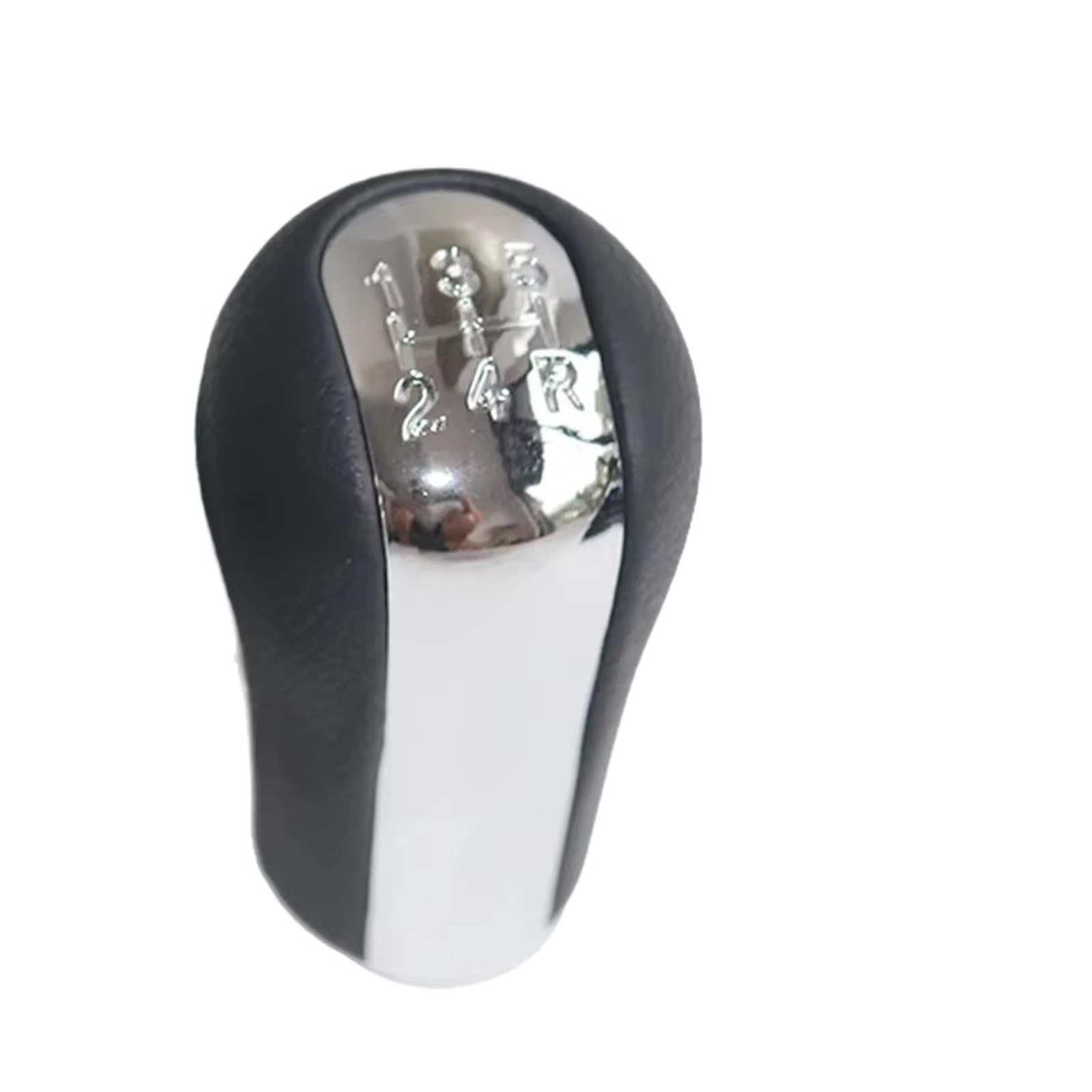 Srvsqtptvk 5 Speed Chrome Car Shift Knob For Toyota For Yaris For Vitz 1999-2005 Manual Gear Shift Knob Plastic Metal Lever 5/6 Speed(5 Speed Chrome)