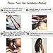 Red Passion Twist Hair 18 inch Crochet Braids 6 Packs Water Wave Passion Twist Crochet Hair Long Bohemian Curly Hair Extensions for Black Women (T1B-BUG，22Strands/Pack)…