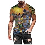 DESIGN：Unique Fashion Tropical Style wurde für den täglichen Freizeitbetrieb, Hawaiianer, Aloha, Strand, Party und Urlaub entwickelt. Button-Down-Shirt mit lässigem hawaiianischem Print / geradem Schnitt / Kurzarm / Unisex.-Es umfasst sowohl modernen als auch traditionellen Stil, um das Vertrauen der Mode zu demonstrieren.