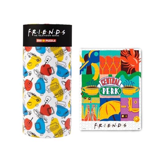 Grupo Erik Puzzle 500 Piezas Friends - Puzzle Friends con Caja - Rompecabezas 61x45,7 cm - Regalos Friends Serie, Friends Merchandising Oficial