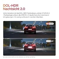 【A119 MINI 2+CPL-100】 VIOFO Dashcam A119 Mini 2, Front 2,7K 5GHz Wi-Fi, 2K 60fps/HDR 30fps Sprachsteuerung, STARVIS 2 Verbesserte Nachtsicht, 1,5" LCD Versteckte Dash Cam Auto – Ansicht 3