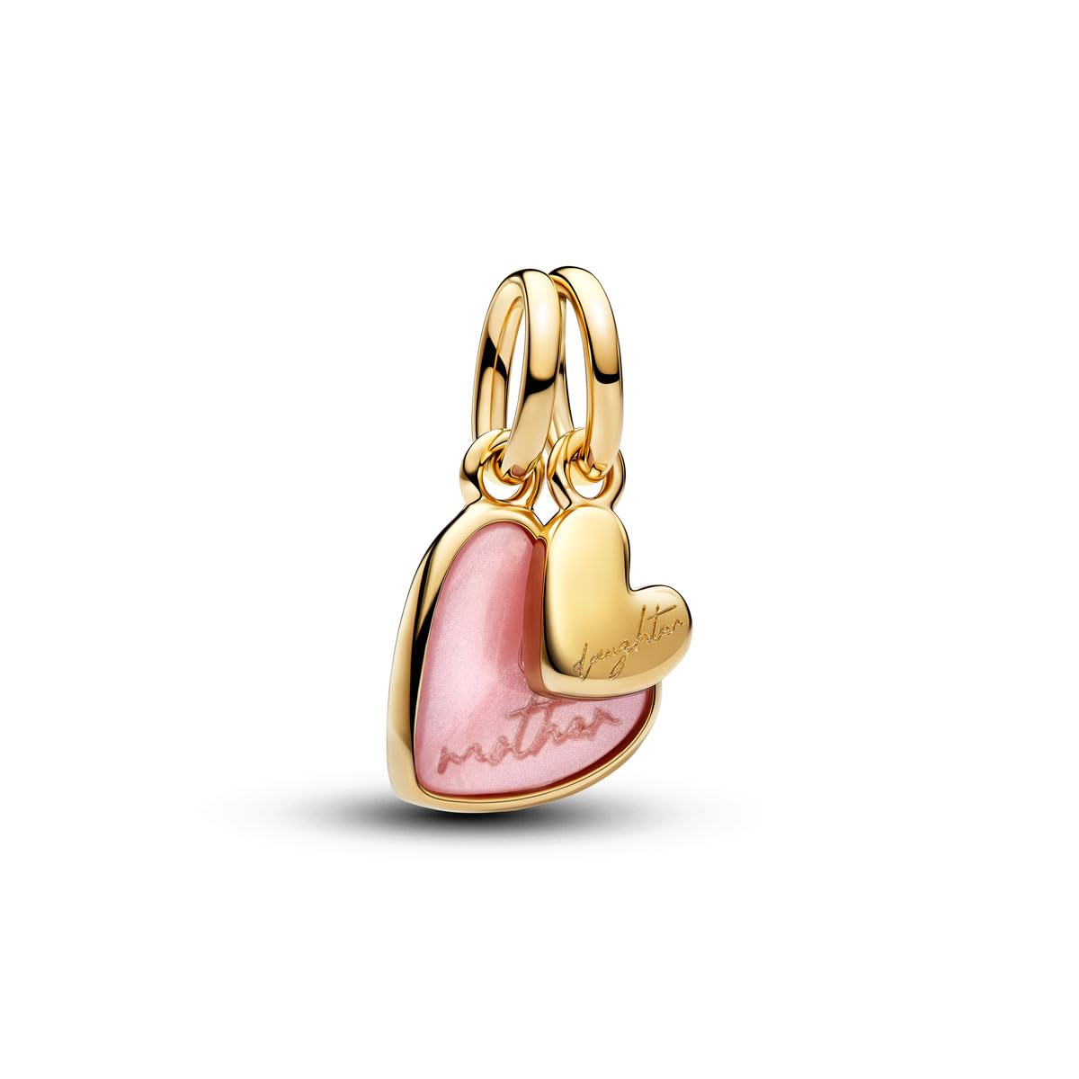 PANDORA Charm-Einhänger Charm-Anhänger Mutter und Tochter, IP Gold