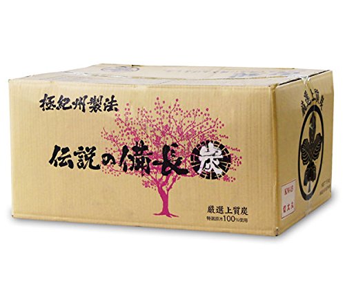 紀州備長炭　白炭　樫細丸　15kg箱 Amazon.co.jp: 【極紀州製法】 伝説の備長炭 白炭 （15kg） 細丸