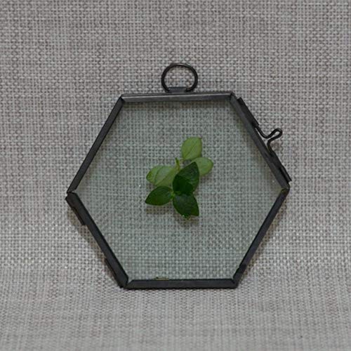 Cadeau maison décoration cadre hexagone suspendu double face unique