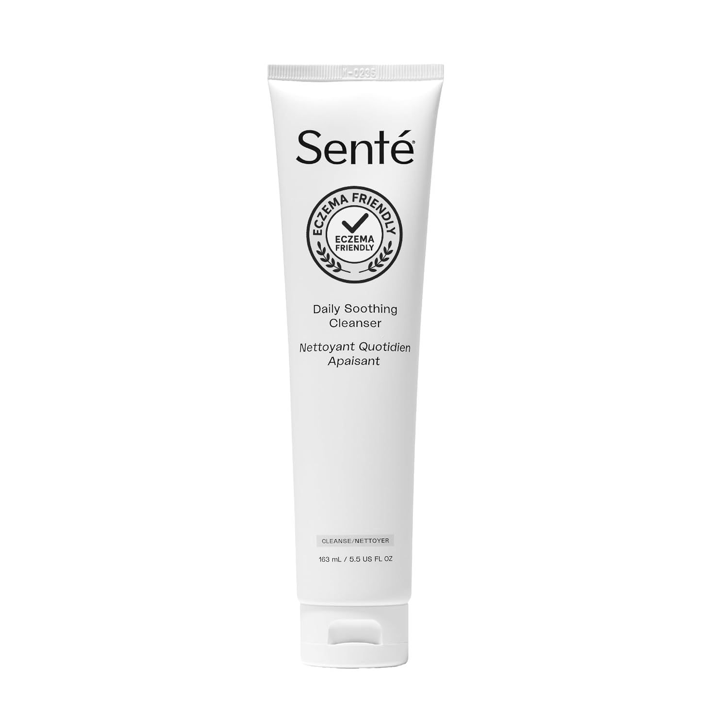 Sente Daily Soothing Facial Cleanser For Dry and Sensitive Skin - Gently Removes Oil, Impurities and Makeup - with Vitamin E - 5.5 Fl Oz