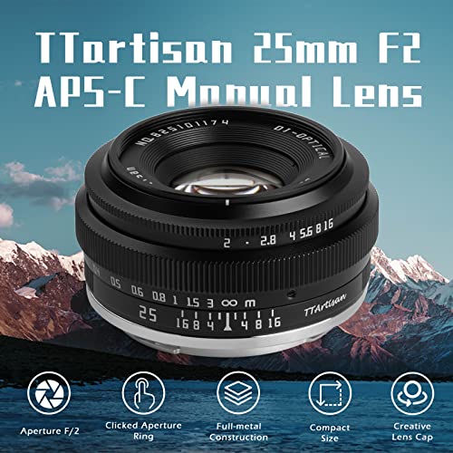 TTartisan 25mm F2 Wide-angle Manual Lens - Image 2