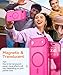 CANSHN Magnetic Compatible with iPhone Air Case(6.5 Inch), Upgraded [Full Camera Protection] [Compatible with Magsafe] [Translucent Matte] Shockproof Phone Cover for iPhone 17 Air Case,Hot Pink