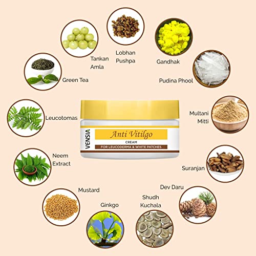 Allergy Anti Vitiligo Cream | Super Effective On Vitiligo, White Patches, Discoloration Of Skin, Scar Removal, 80 Gram #TOP2