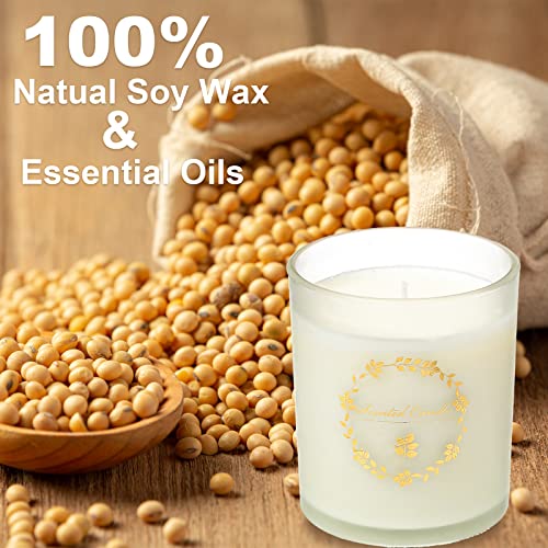 2 Pack Scented Candles Set For Women, Candles For Home Scented, Aromatherapy Candle Gifts For Mothers Day, 100% Soy Wax Candles With Essential Oils To Stress Relief #TOP1