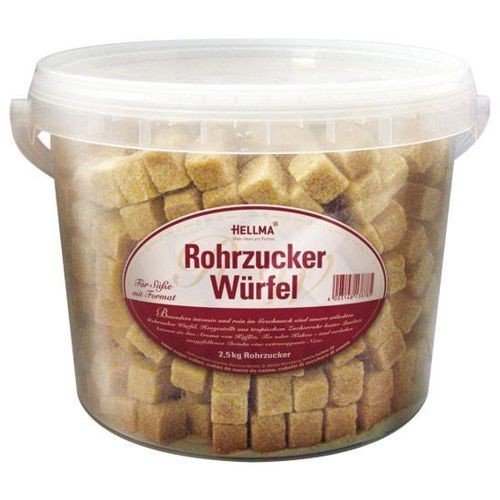 Hellma Rohrzucker-Würfel Eimer 2 x 2 kg