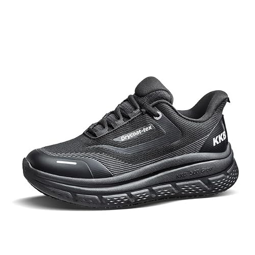 KKB Oil-Safe Grip KKB Oil‑Safe Grip Men’s Non‑Slip Work Shoes – Slip‑Resistant, Waterproof Slip‑On Sneakers with Arch Support for Kitchen, Restaurant, Chef & Nurse – Black, Size 10