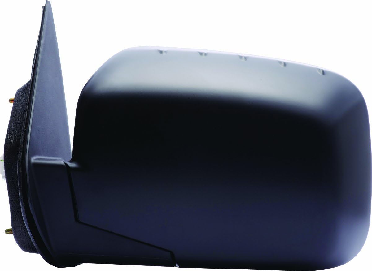 Fit System Driver Side Mirror for Honda Ridgeline, Textured Black, Foldaway, Power