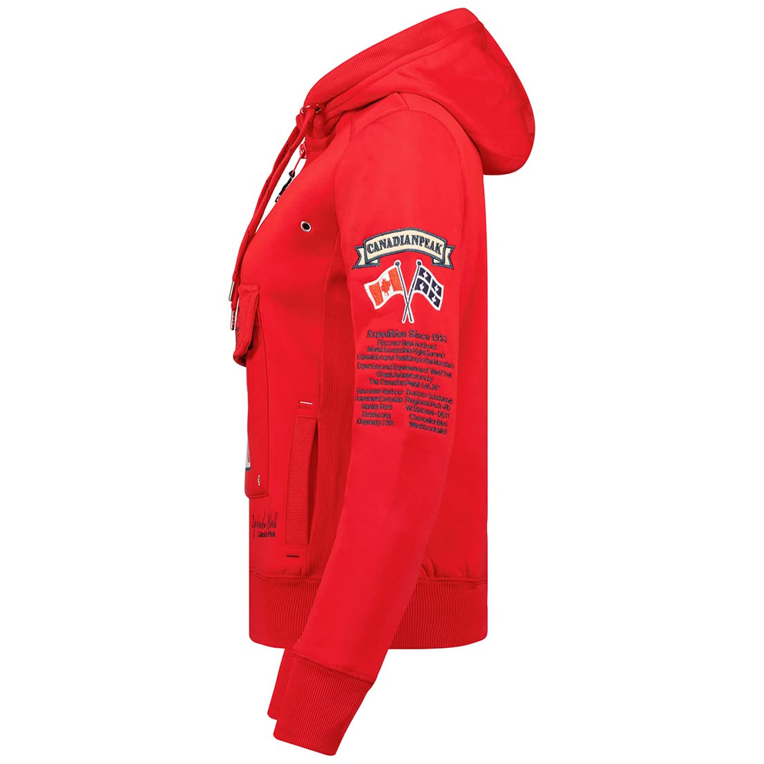 Canadian Peak Gyrelle Lady - Sudadera con Capucha para Mujer Bolsillos Tipo Canguro - Sudadera para Mujer Sudadera Casual de Manga Larga Caliente