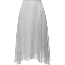 Bezioner Long Ballet Skirt for Women Sheer Dance Wrap Skirt Dancewear for Adult