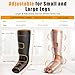 Banspol Leg Massager with Heat and Compression, Foot and Calf Massager for Circulation and Pain Relief, Compression Boots with Handheld Controller, 6 Modes 3 Intensities, Gift for Mom Dad