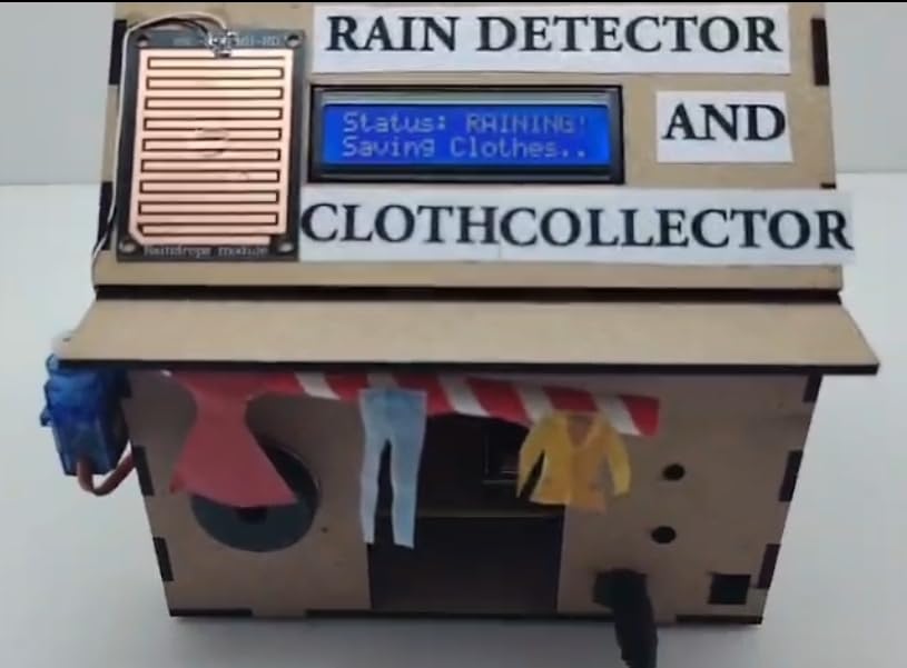 Rain Detector and Cloth Collector Modular Kit, Science Electronics Educational Project for Students 8 Years and Up-picture-31