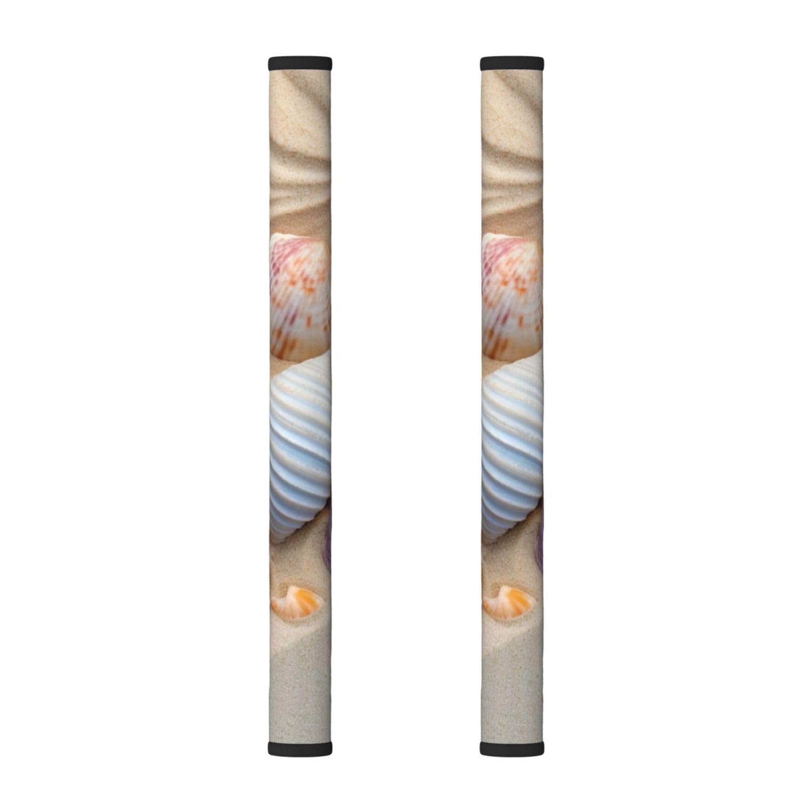 VGFJHNDF Refrigerator Door Handle Covers 2-Pack, Colorful Conches and Seashells Printed Protect and Decorate for Fridge Ovens Dishwashers