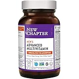 New Chapter Men's Multivitamin, Every Man, Fermented with Probiotics + Selenium + B Vitamins + Vitamin D3 + Organic Non-GMO Ingredients - 120 ct