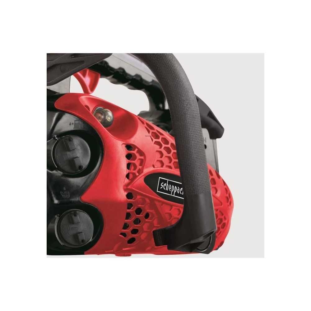 Scheppach Benzin Kettensäge CSP2540 Motorsäge klein | 25cm Schwert | 25,4 cm³ | 2-Takt Benzin-Motor | ProCut Schwert & Kette | kompakt und leicht