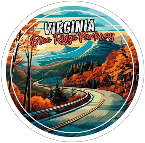 Amazon.com: Blue Ridge Parkway Virginia Sticker Travel Outdoors Decal ...