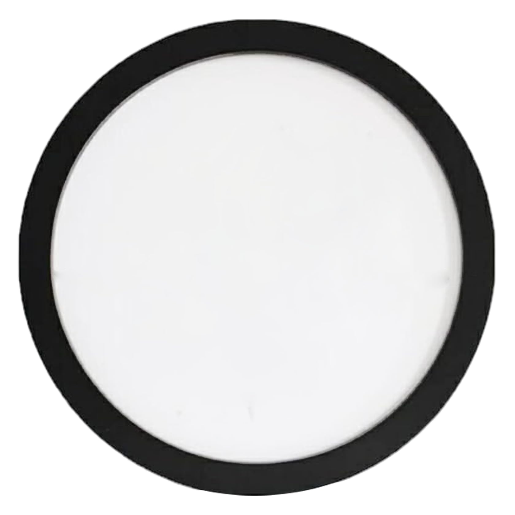 Peosaard Round Frame, Round Picture Frame 8 Inch Rustic Resin Hanging Circular Picture Holder Wall Decor for Home, Hotel, Apartment, Black, Circles