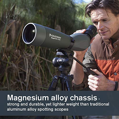 51IViGzvPQL Celestron Regal M2 80ED Spotting Scope – Fully Multi-Coated Optics – Hunting Gear – ED Objective Lens for Bird Watching, Hunting and Digiscoping – Dual Focus – 20-60x Zoom Eyepiece - Image 7