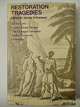 Paperback Restoration tragedies (Oxford paperbacks ; 371) Book