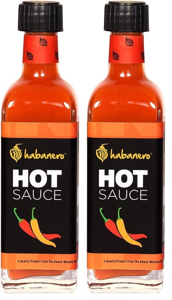 Image of Habanero Hot chilli Sauce |Gluten Free | and Natural Ingredients (100 grams) .Enjoy with Fried Rice, Burger, Nachos and Momos..Perfect as a Condiment. (Pack of 2)