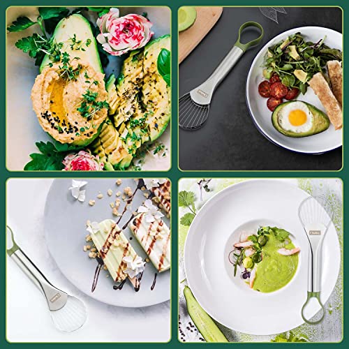 Avocado Slicer,Avocado Pit Remover Cutter/Peeler,Well Made Stainless Steel Avocado Slicer And Pitter Tool,Really Cutting Thin Slices,The Best Holiday Gifts #TOP5