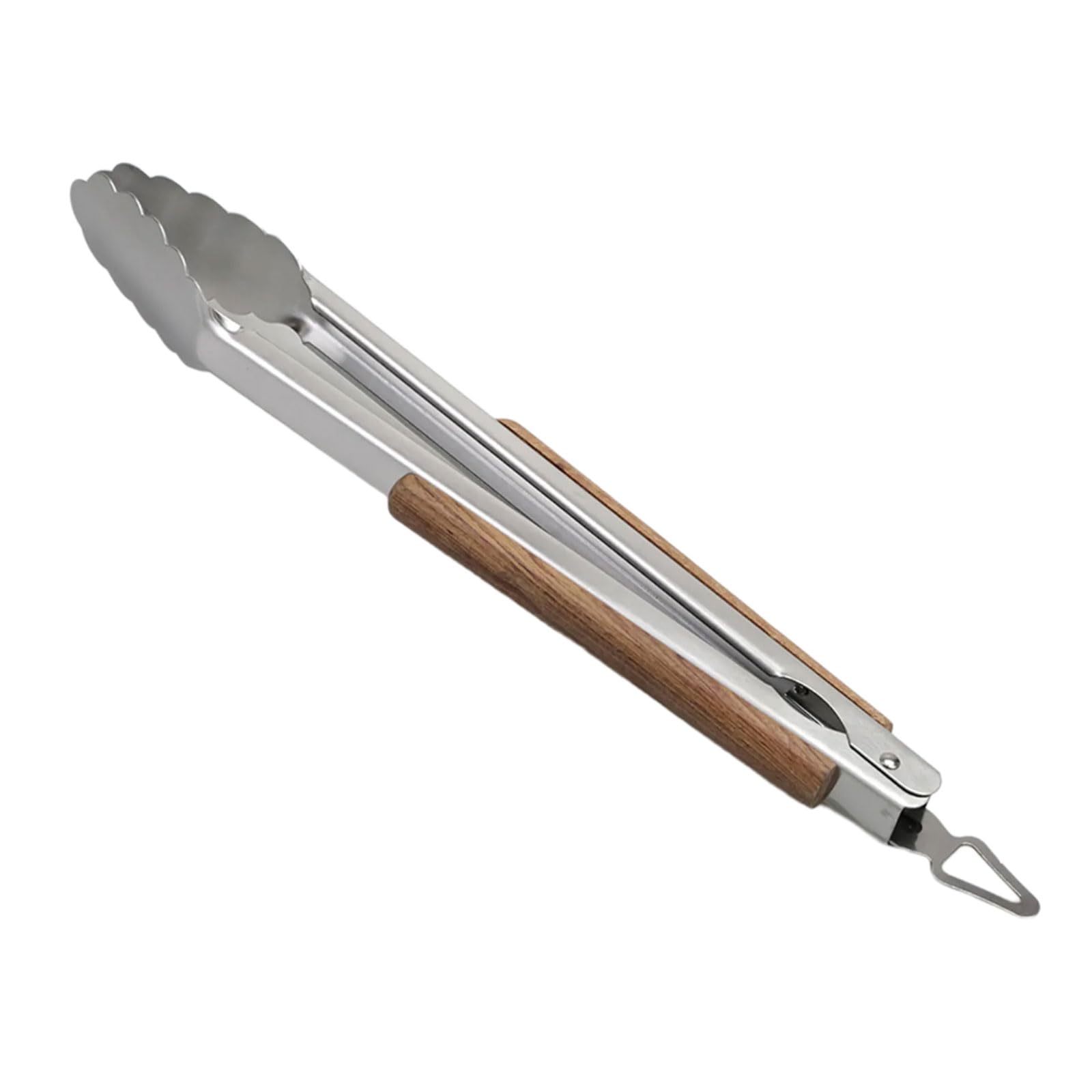 Barbecue Grillwerkzeug Set, Grillbesteck aus Edelstahl mit Holzgriffen, Kochutensilien mit langem für Grillen Freien, Grillutensilien, Grillgabel, Spatel, Zange, Terrasse