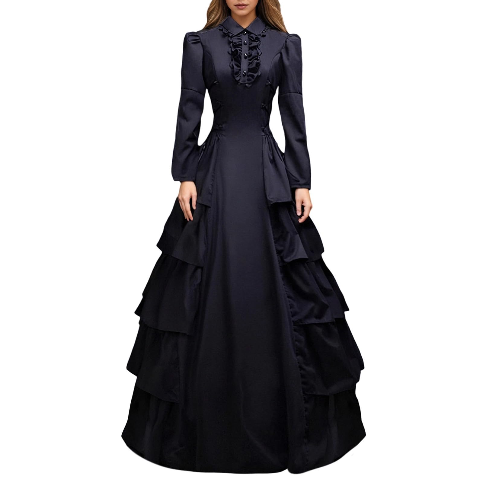 Disfraces de Halloween, vestido gótico, vestido de guerra medieval