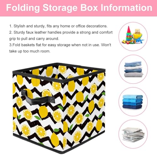 Cube de rangement placard maison boîte tissu pliable - 4