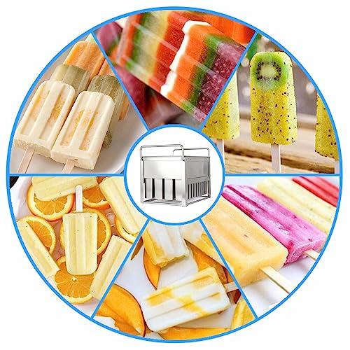Moule à glace en acier inoxydable avec 40 rainures – Moules à glace à faire soi-même pour un usage domestique et commercial, durable et facile à nettoyer