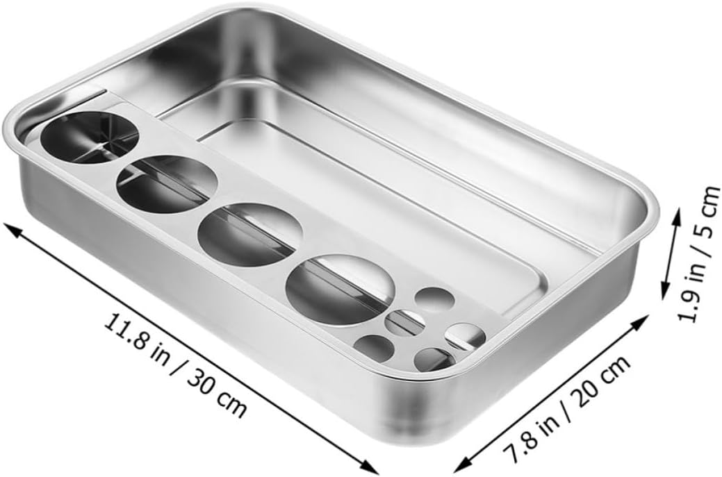 Professional Stainless Steel Therapy Tray for Laboratories and Dentists