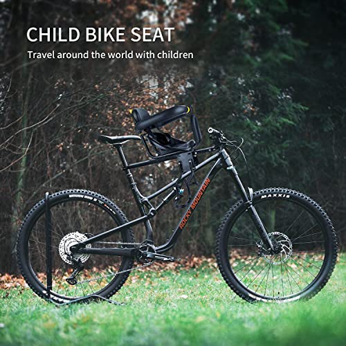 MIMODA Kids Bike Seat, Universal Toddler Bike Seat Carrier for 1-6years Old, Up to 60lb Front Mount Child Bike Seat, for Adult Bike, Mountain Bike, Electric Bikes, Bicycles - Thumbnail 6