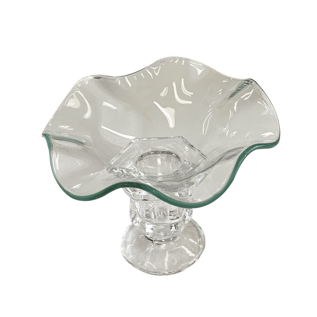 Bougeoirs votifs en verre de pilier courbé TUSUOD pour décoration de table