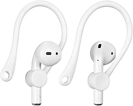 AirPods Ear Hooks for Apple AirPods 1 & 2, ICARERSPACE AirPods Hooks for Running, Jogging, Cycling, Gym -White - coolthings.us