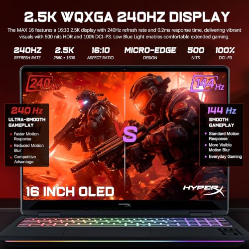 Image of HP HyperX OMEN Max 16 RTX 5090 Intel Core Ultra 9 290HX Plus Gaming Laptop