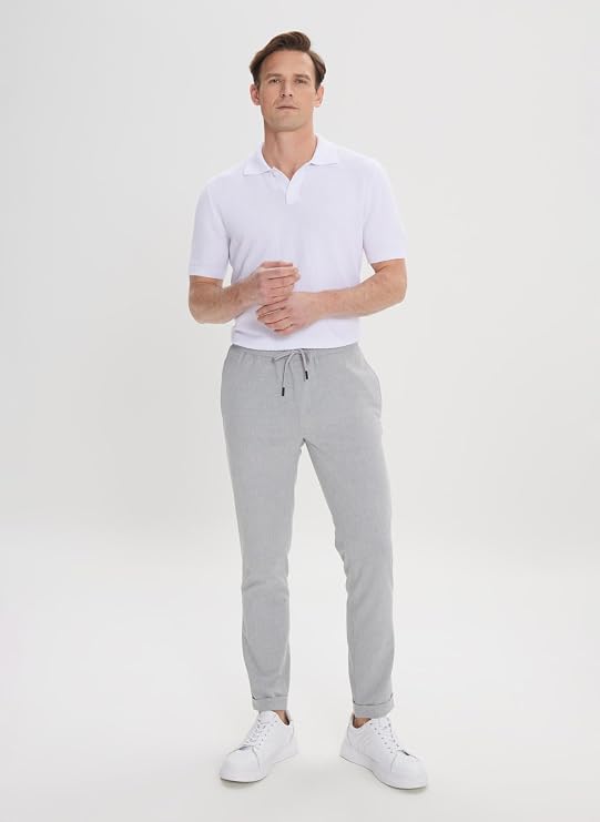ALTINYILDIZ CLASSICS Normal Bel Slim Fit Pantolon, ET0100000010_SYH