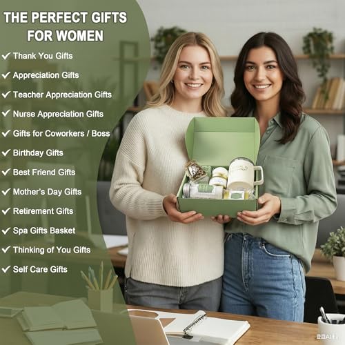 50% Off CARAKNOTS Sage Green Gift Basket with Mug & Joy Jar - Image 7